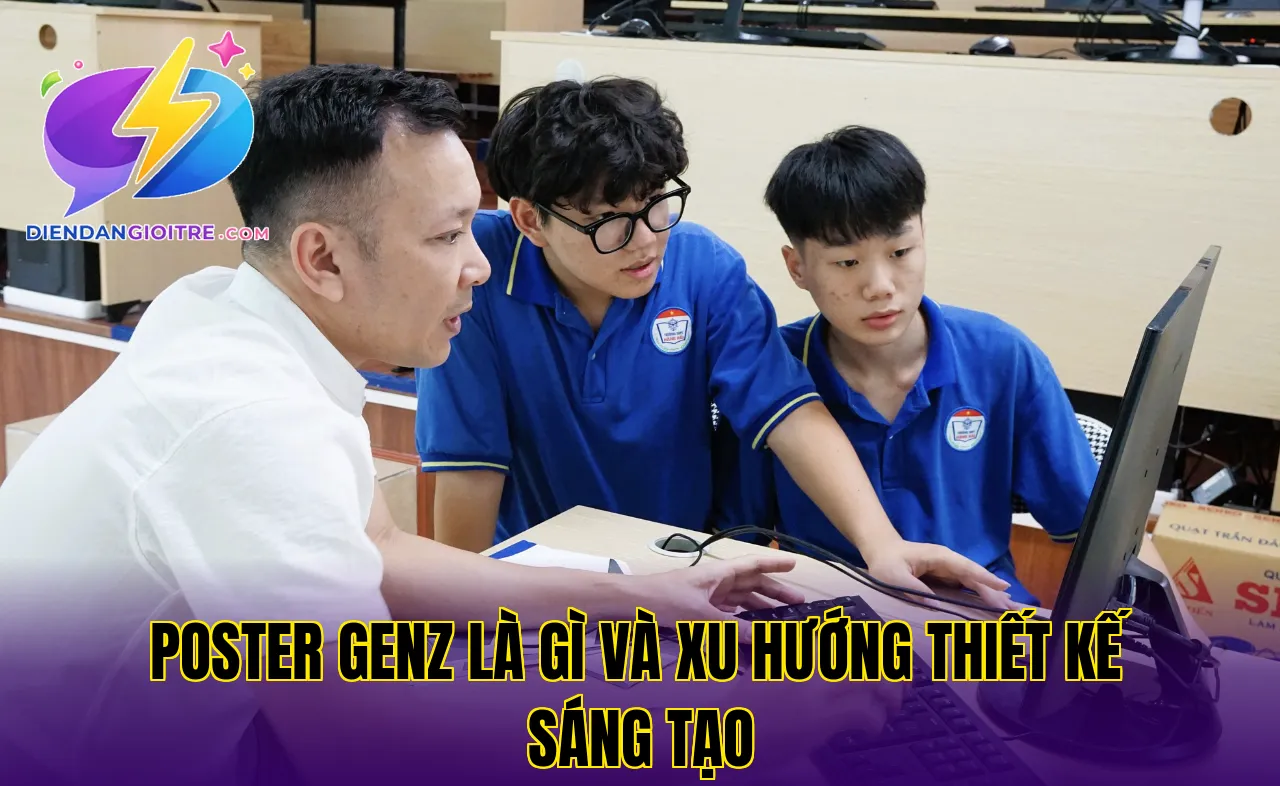 Poster GenZ là gì và xu hướng thiết kế sáng tạo