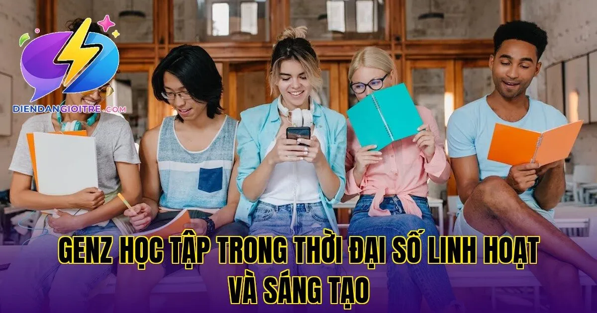 GenZ học tập trong thời đại số linh hoạt và sáng tạo