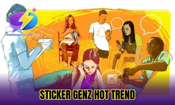 Sticker GenZ hot trend