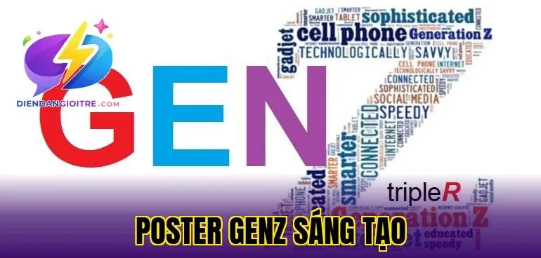 Poster GenZ sáng tạo