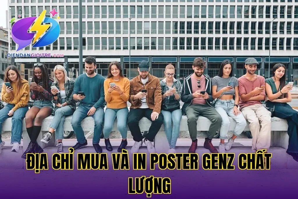 Địa chỉ mua và in poster GenZ chất lượng