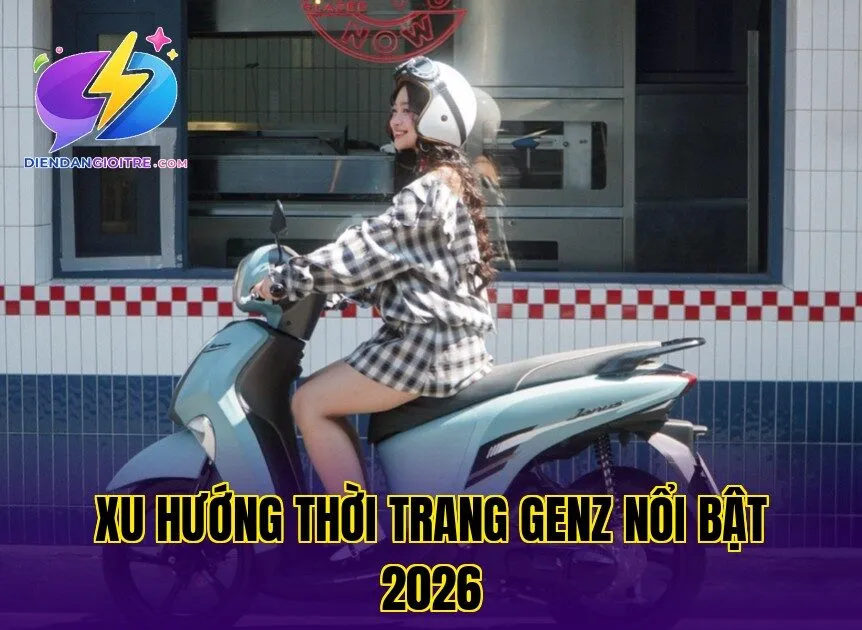 Xu hướng thời trang GenZ nổi bật 2026