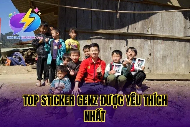 Top sticker GenZ được yêu thích nhất