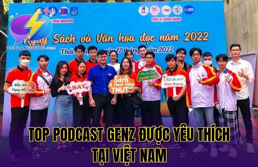 Top podcast GenZ được yêu thích tại Việt Nam